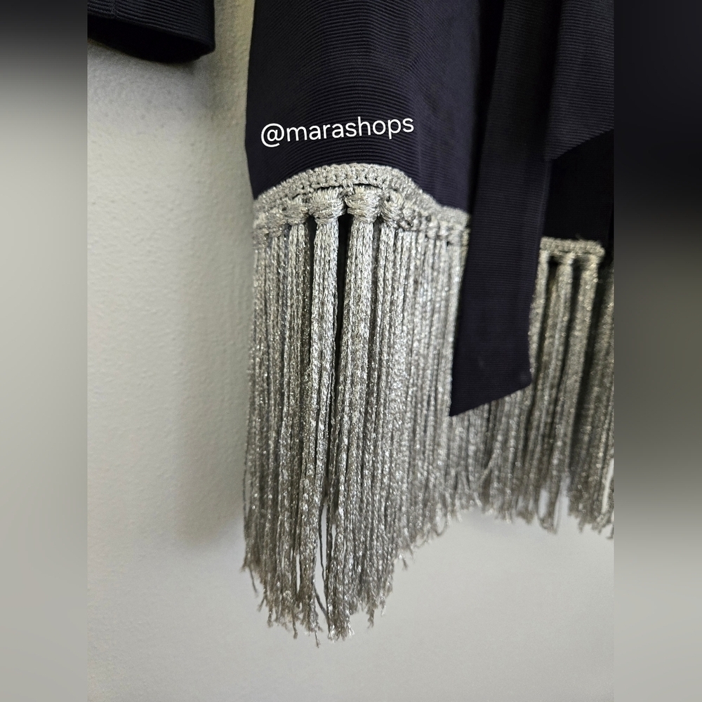 Valentina Shah Navy Blazer Fringe Dress - Picture 4 of 8